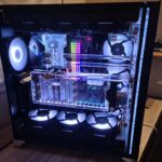 Water cooled high end gaming PC